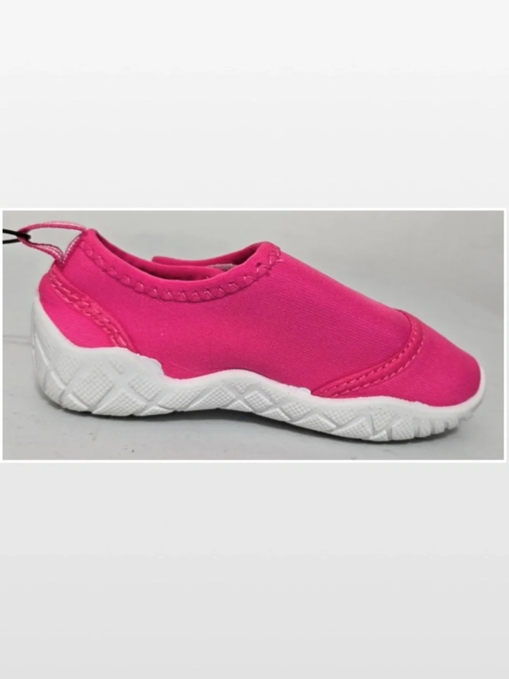 New Wave Zone Water Shoes Girls Size 6 Toddlers Pink White Mesh Kids NWT